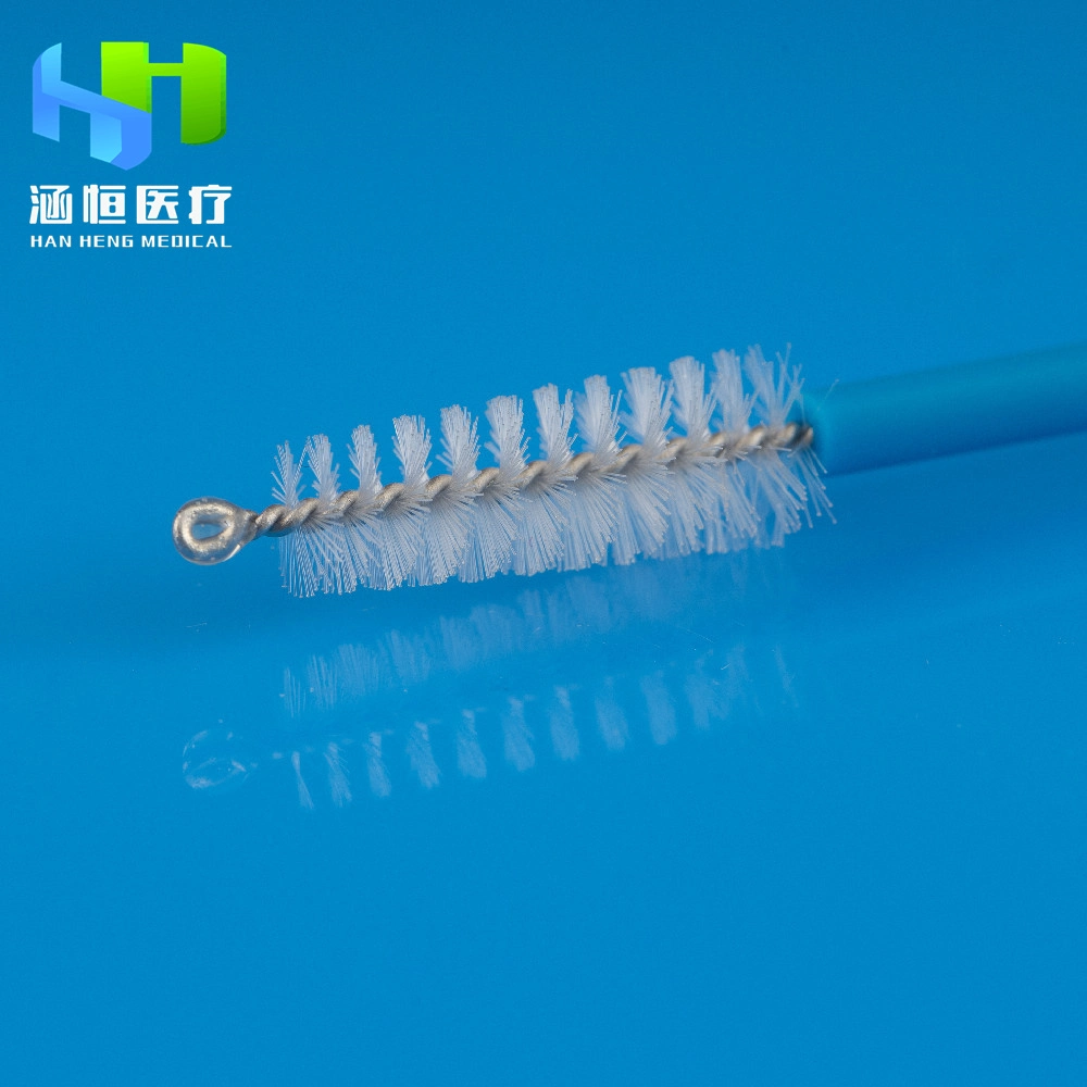 Disposable Sterile Nylon Sampling Brush Cervical Brush Medical Cytology Brush Nylon Cleaning Brush Cytobrush with CE ISO13485 FDA Certificates