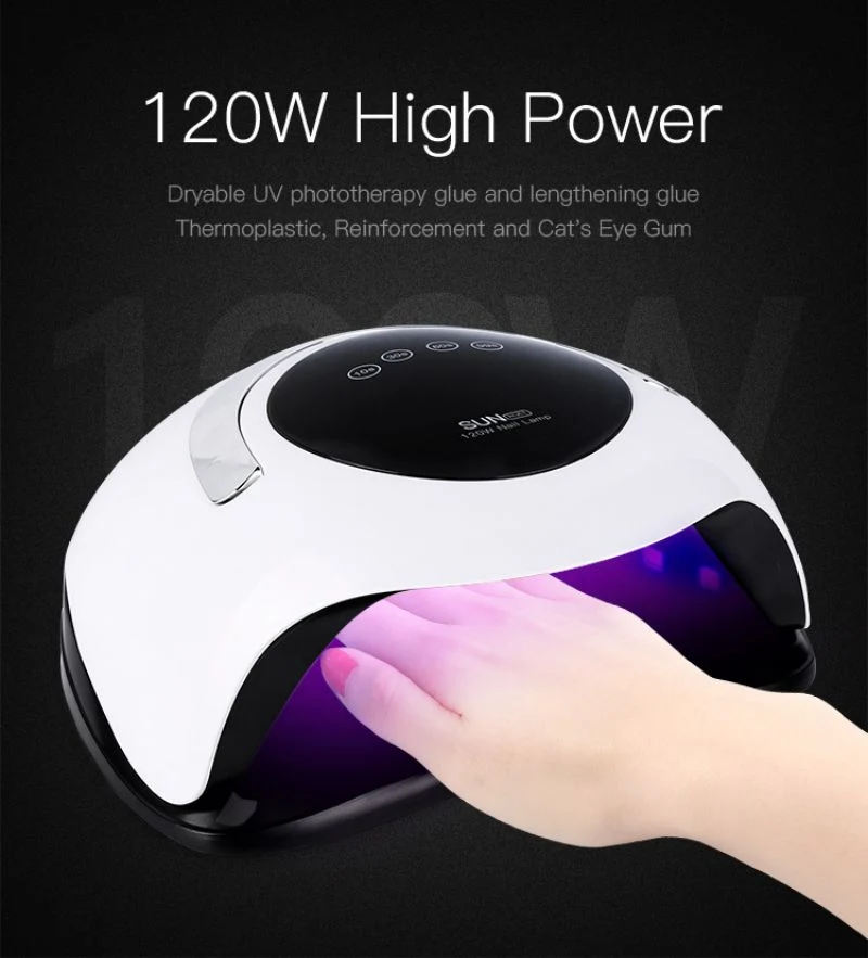 Nail Beauty Salon Table 120W Nails Dryer Gel Lamp UV Nail Lamp UV LED Lamp for Manicure