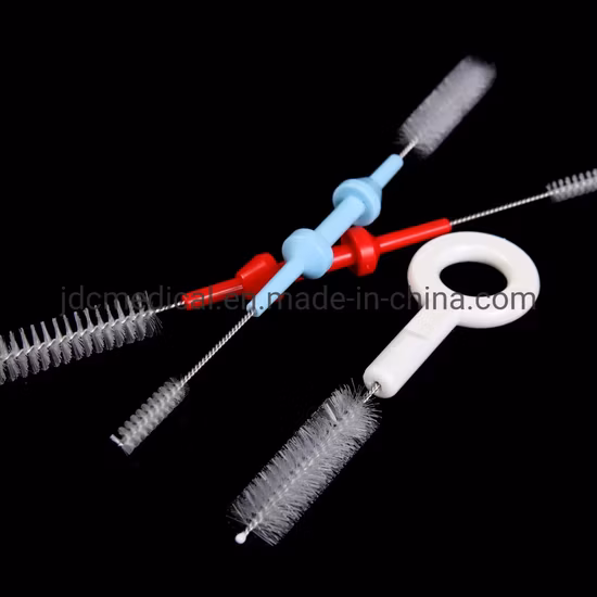 Spazzola monouso per pulizia accessori endoscopici con marchio CE