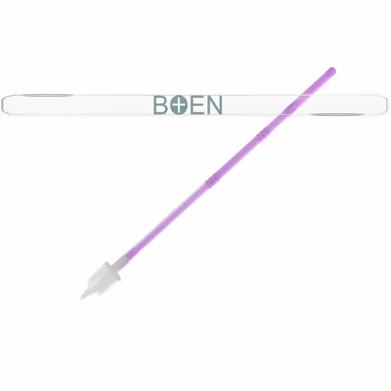 Spazzola per campionamento in nylon monouso sterile, spazzola cervicale, spazzola per citologia medica, spazzola per pulizia in nylon, citospazzola con certificati CE ISO13485 FDA