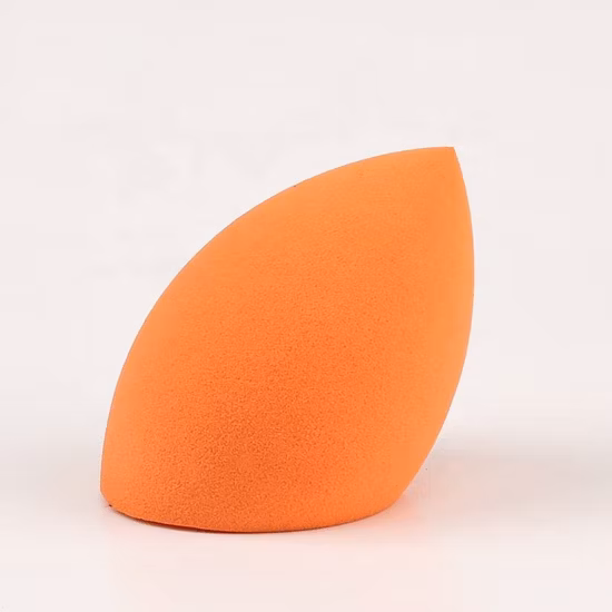 Produttore professionale Spugna per trucco Uova Frullatore Morbido soffio di bellezza inclinato verde oliva