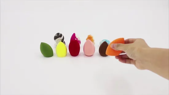 Spugna per trucco morbida a fette di zucca senza lattice